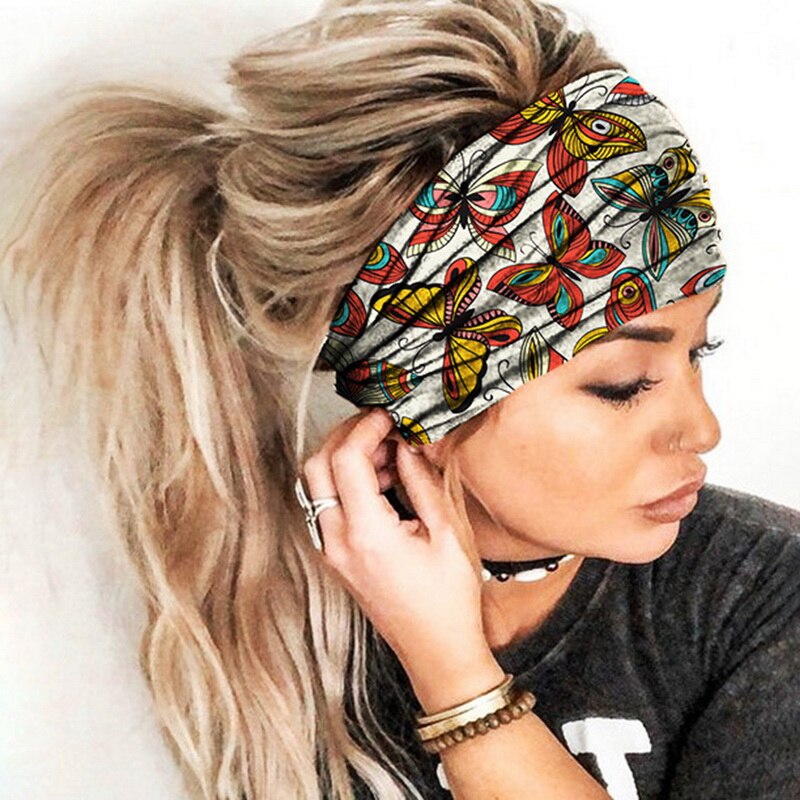 Women Wide Sports Gym Headband