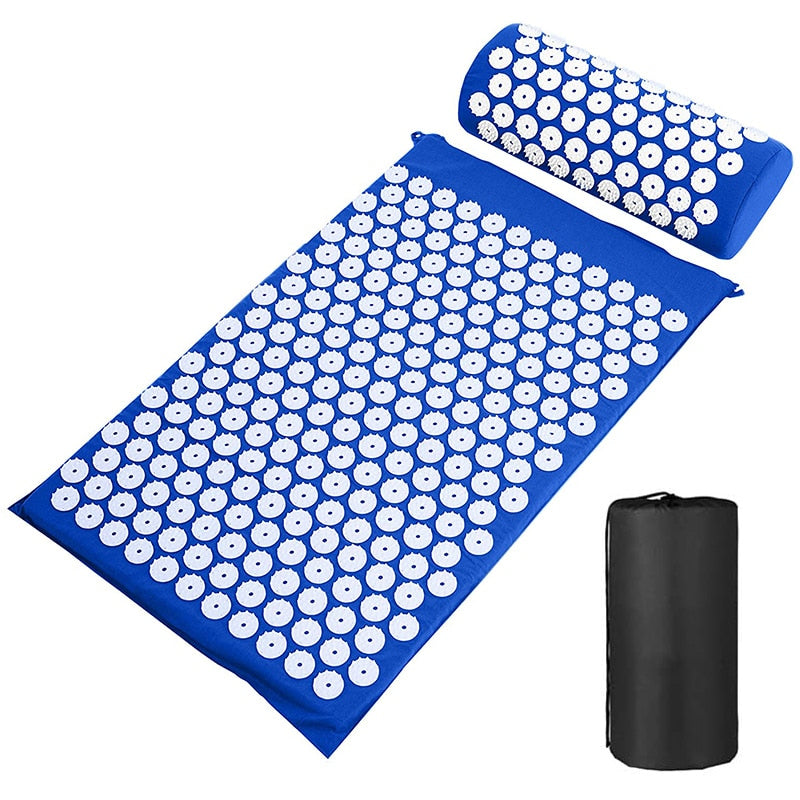 Yoga Mat with Needle Back Massager
