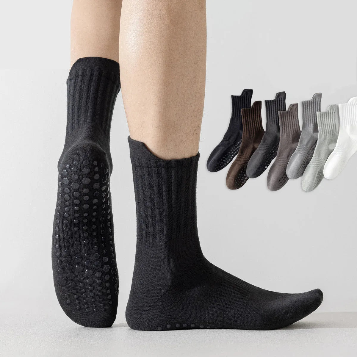 Yoga Socks Men Silicone