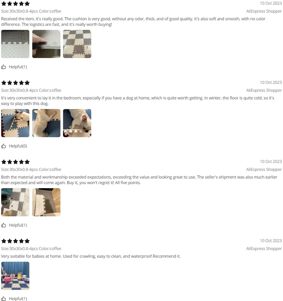 30*30cm Thicken Sports Gym