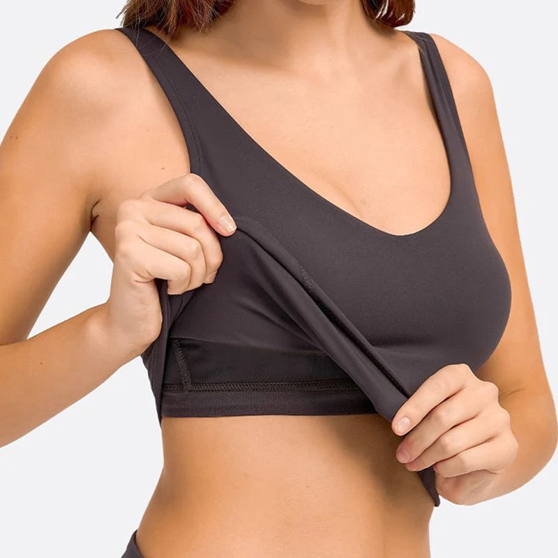 Sports yoga bra, U-shaped back