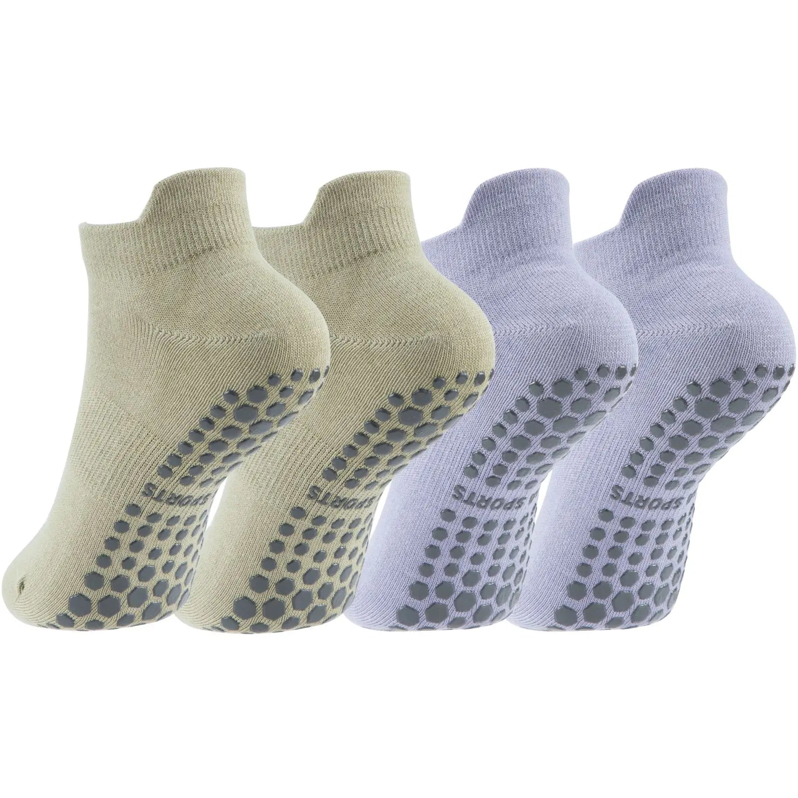 2 Pairs Pilates Yoga Ankle Socks