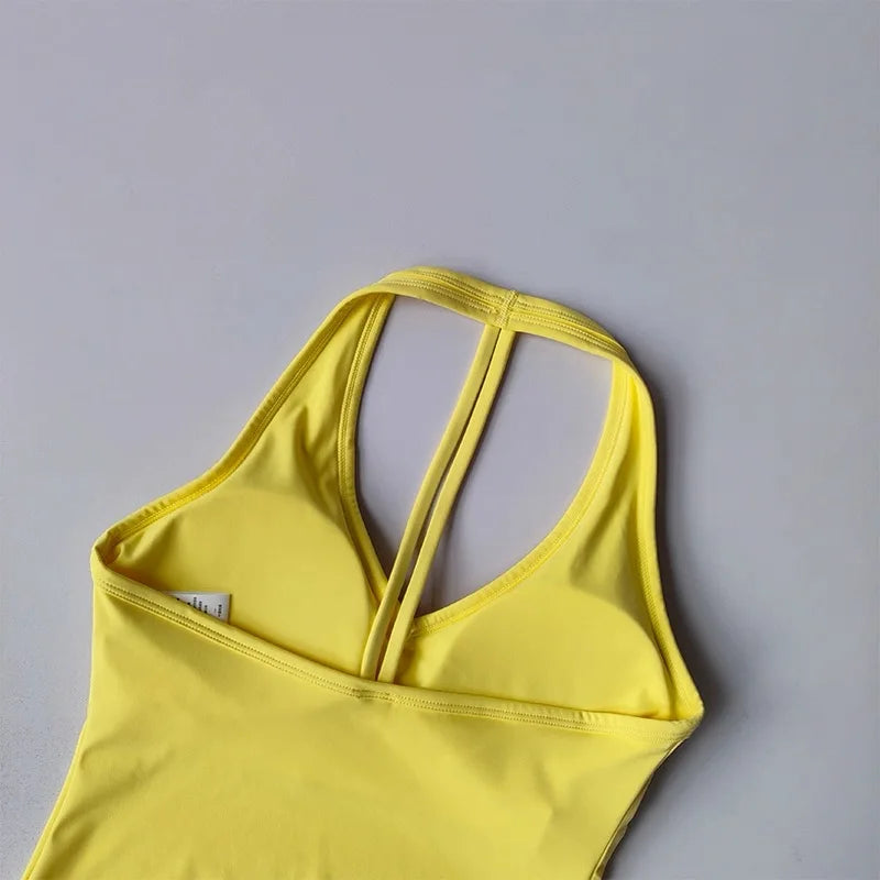 Sexy V-Neck Fitness Bra