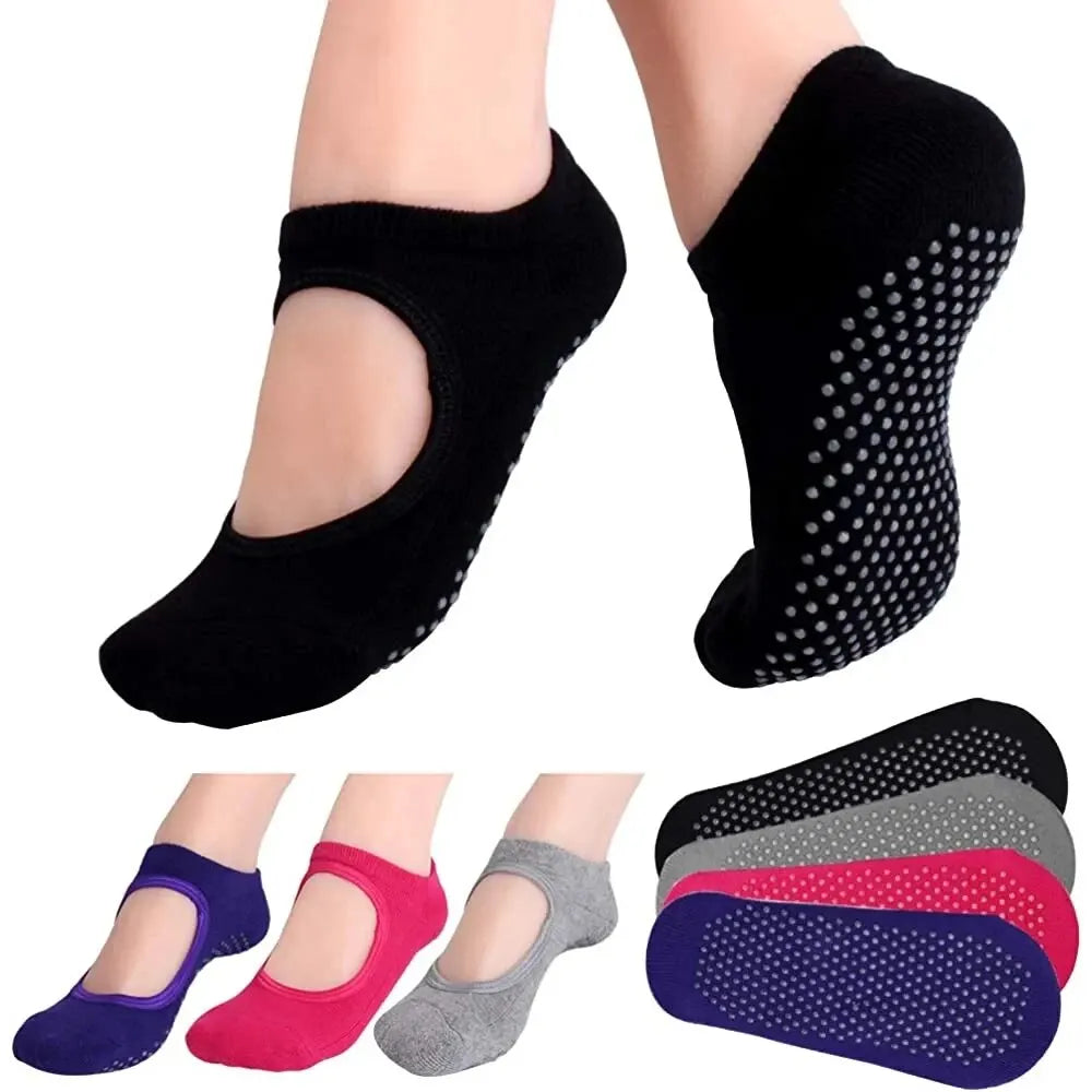 Backless Non-slip Fitness Yoga Sock