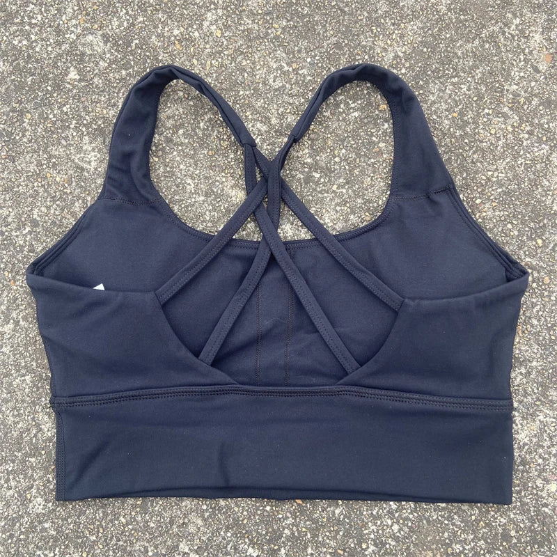 Cross Straps Sports Bra Gym