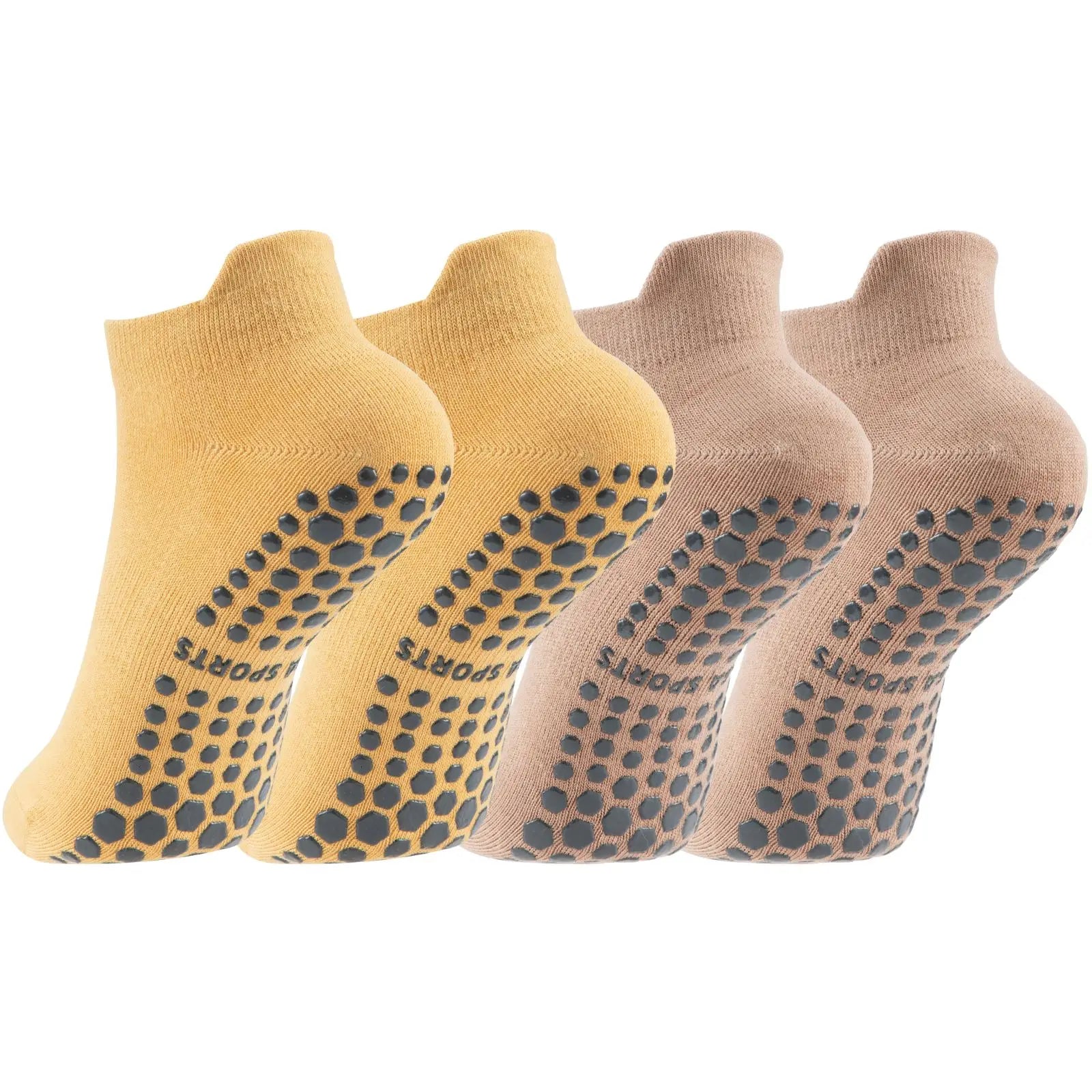 2 Pairs Pilates Yoga Ankle Socks