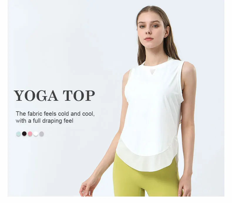 Summer Breathable Mesh Yoga Vest