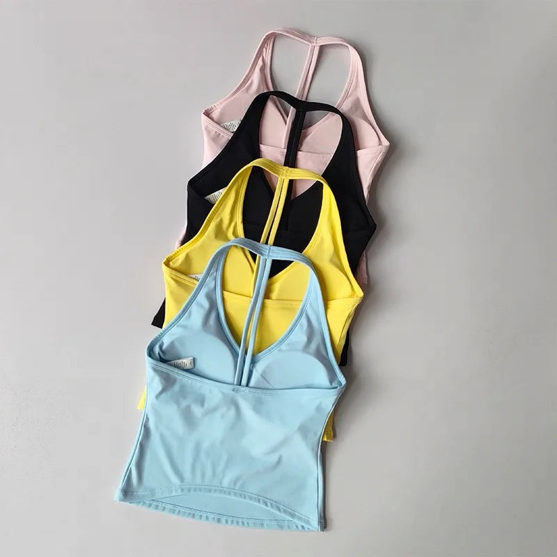 Sexy V-Neck Fitness Bra
