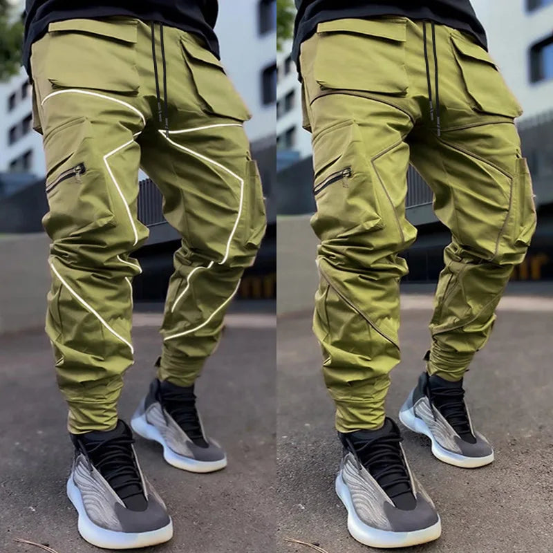 Men's Reflective Cargo Pants