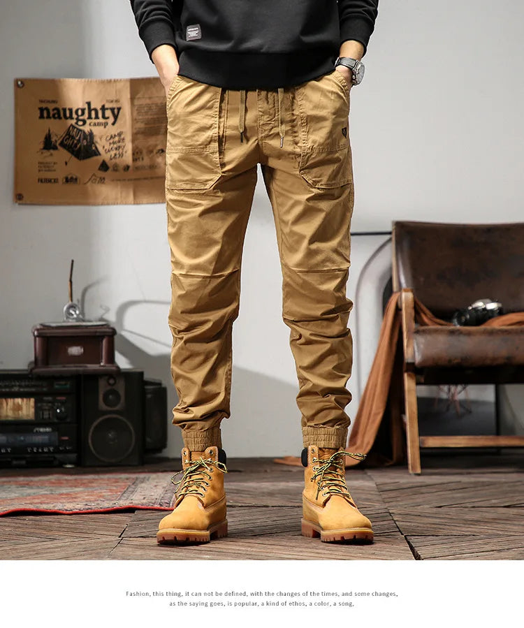 Spring Joggers Cargo Pants Men