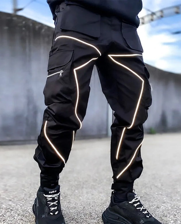 Men's Reflective Cargo Pants
