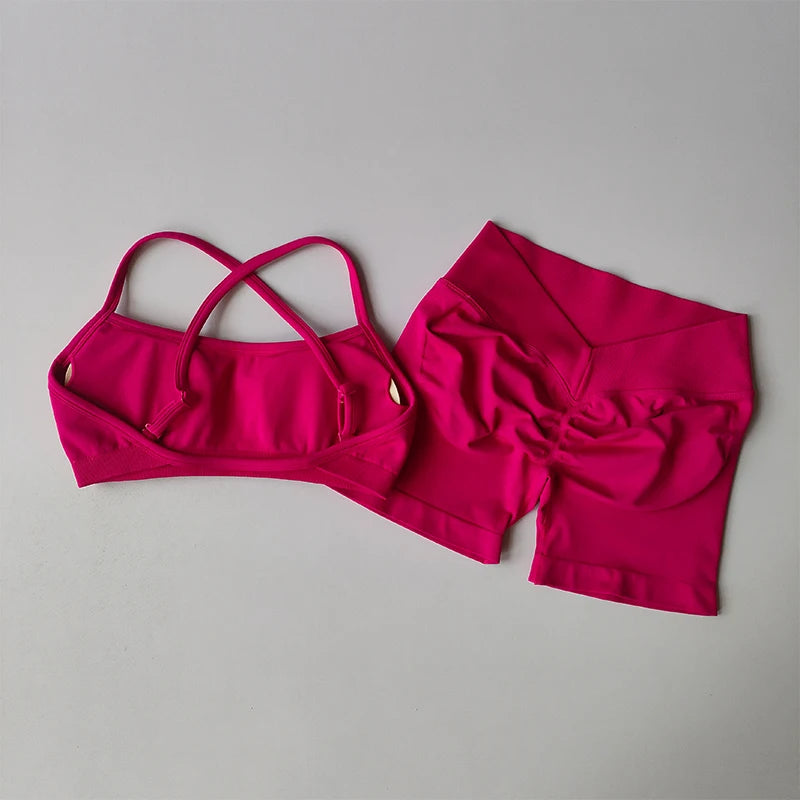 Gathering Shock-proof Back Seamless Bras