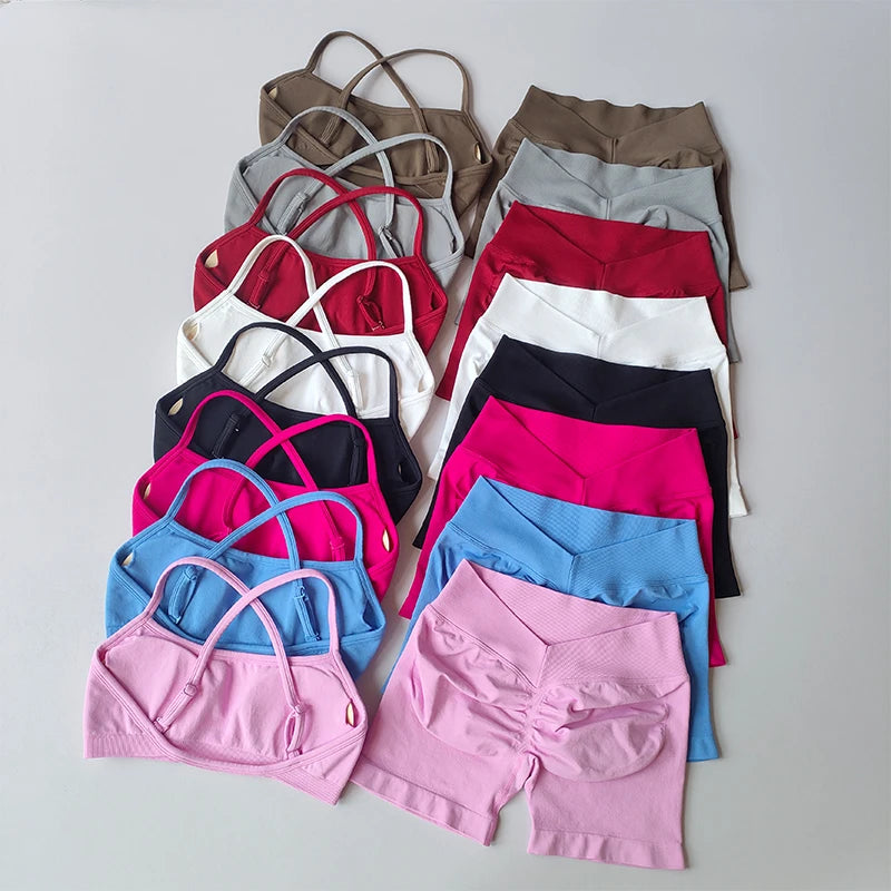 Gathering Shock-proof Back Seamless Bras