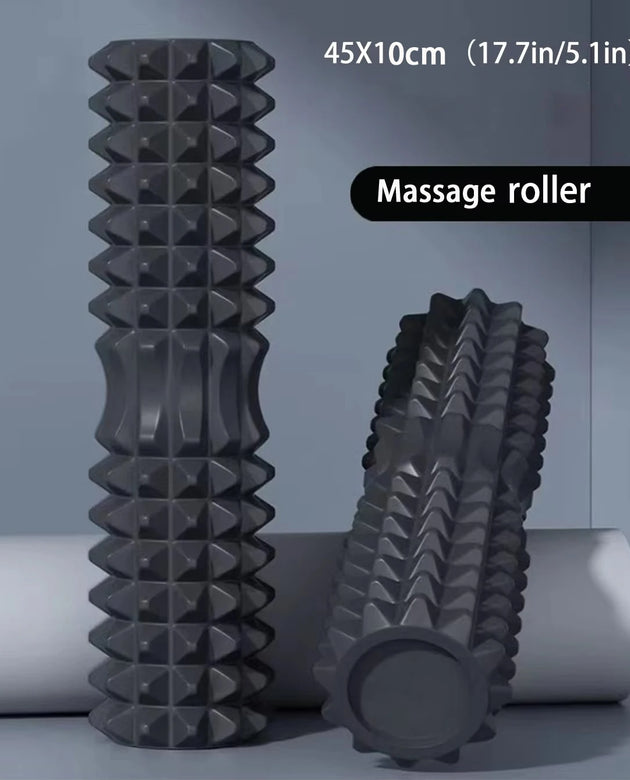 Yoga foam roller muscle massage