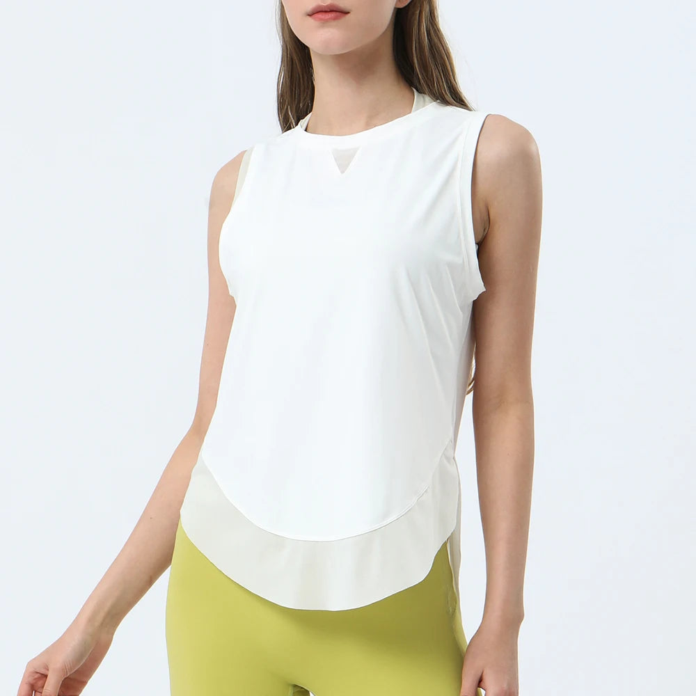 Summer Breathable Mesh Yoga Vest
