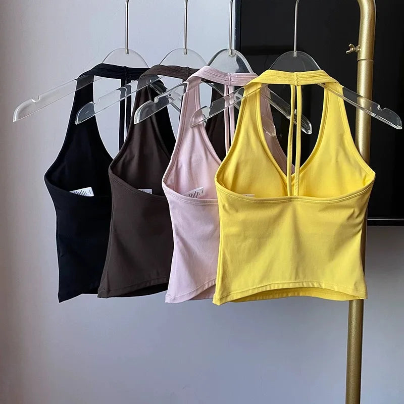 Sexy V-Neck Fitness Bra