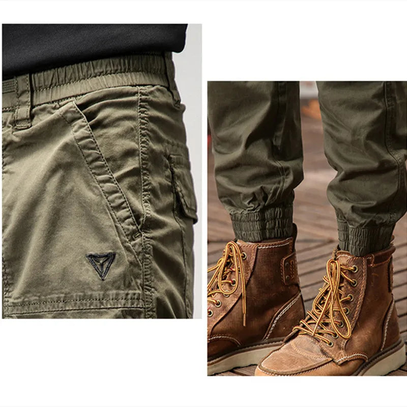 Spring Joggers Cargo Pants Men