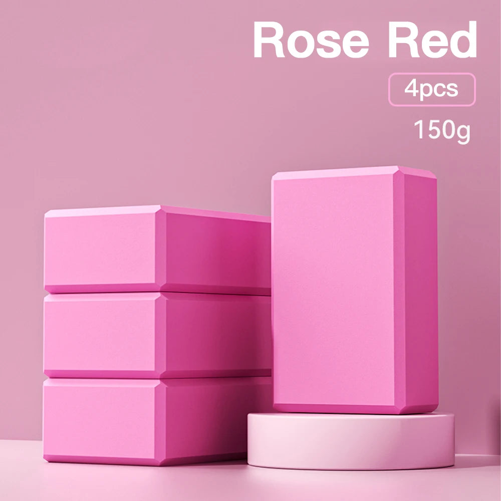 4PCS Yoga Blocks Bolster Pillow