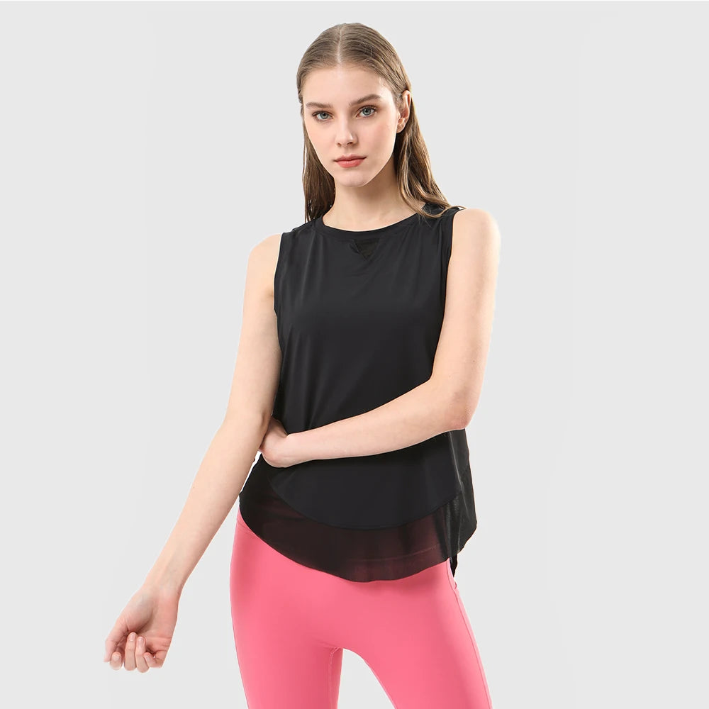 Summer Breathable Mesh Yoga Vest