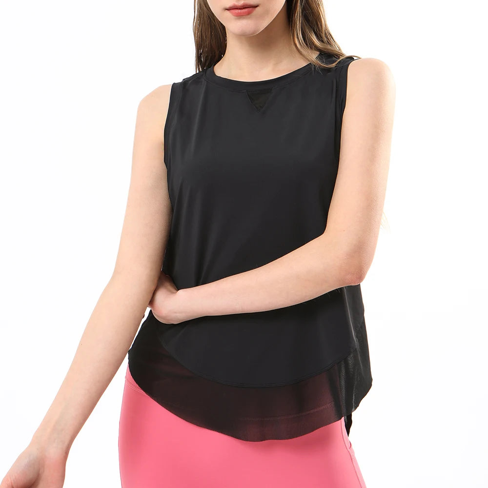 Summer Breathable Mesh Yoga Vest