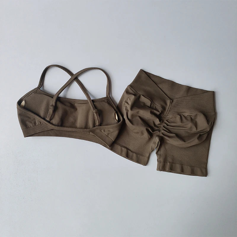 Gathering Shock-proof Back Seamless Bras