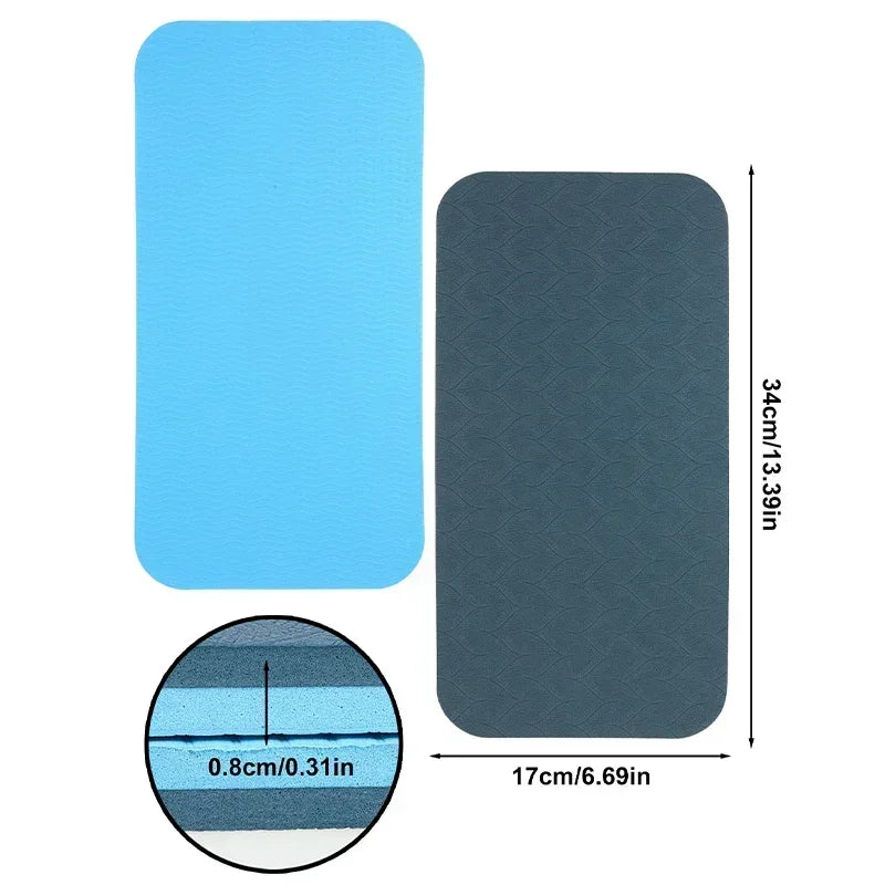 Yoga mat home fitness plate support