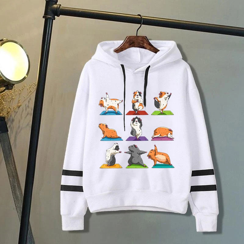 Hot Yoga Guinea Pig Hoodies