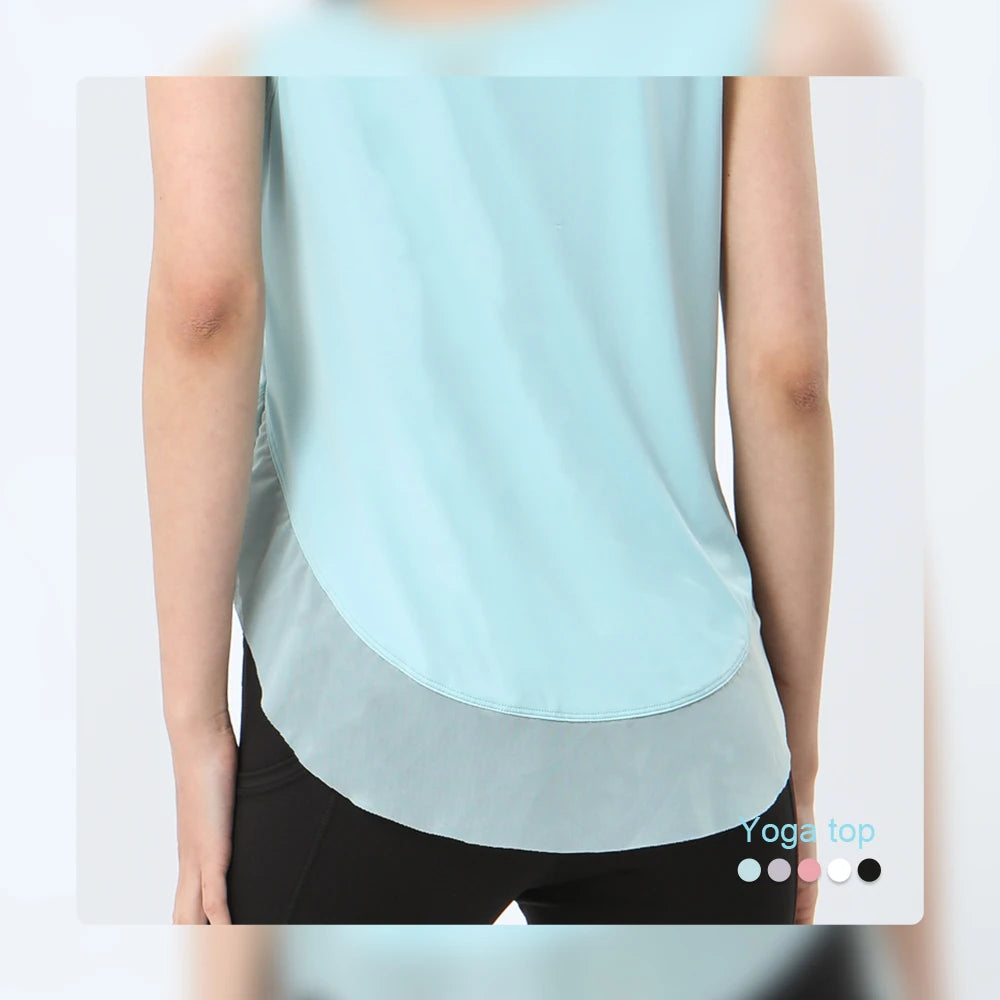 Summer Breathable Mesh Yoga Vest