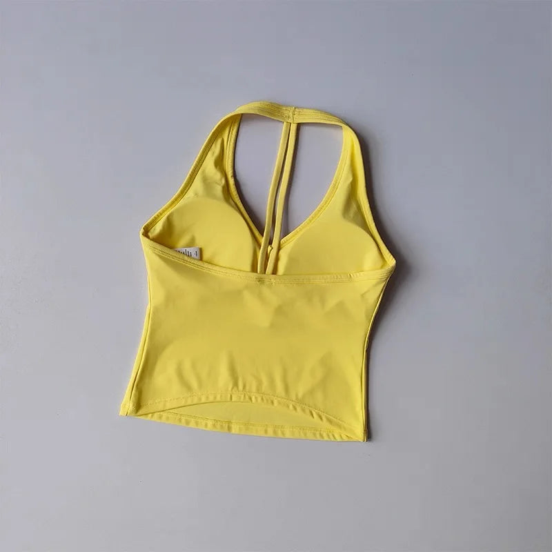 Sexy V-Neck Fitness Bra