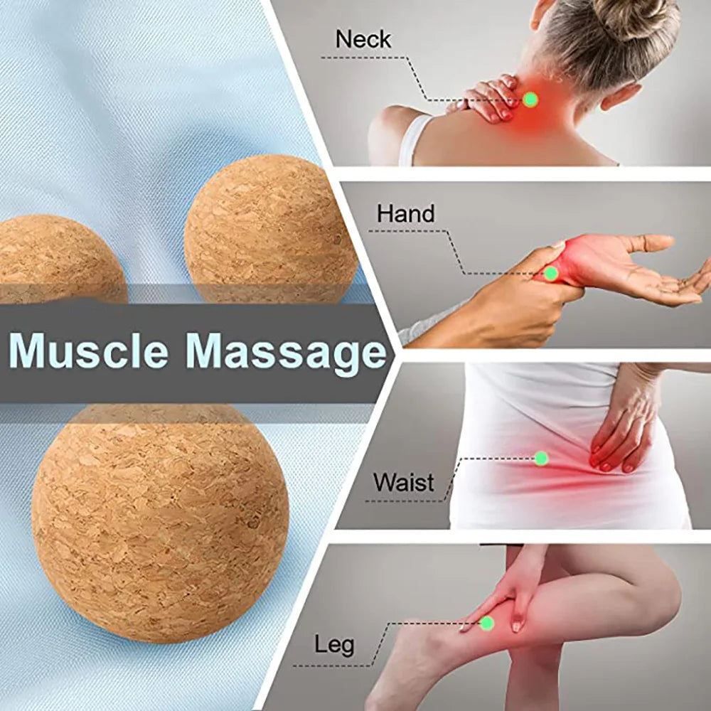 Natural Cork Massage Ball Fascia