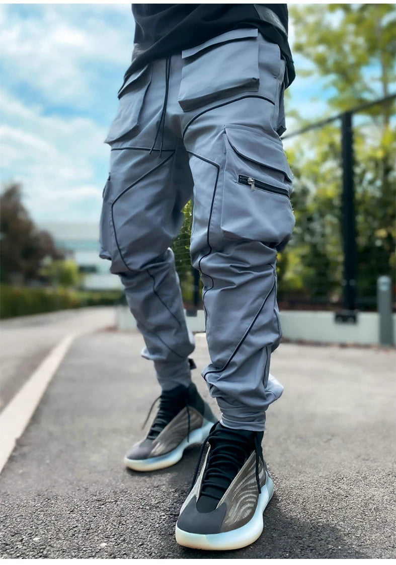 Men's Reflective Cargo Pants