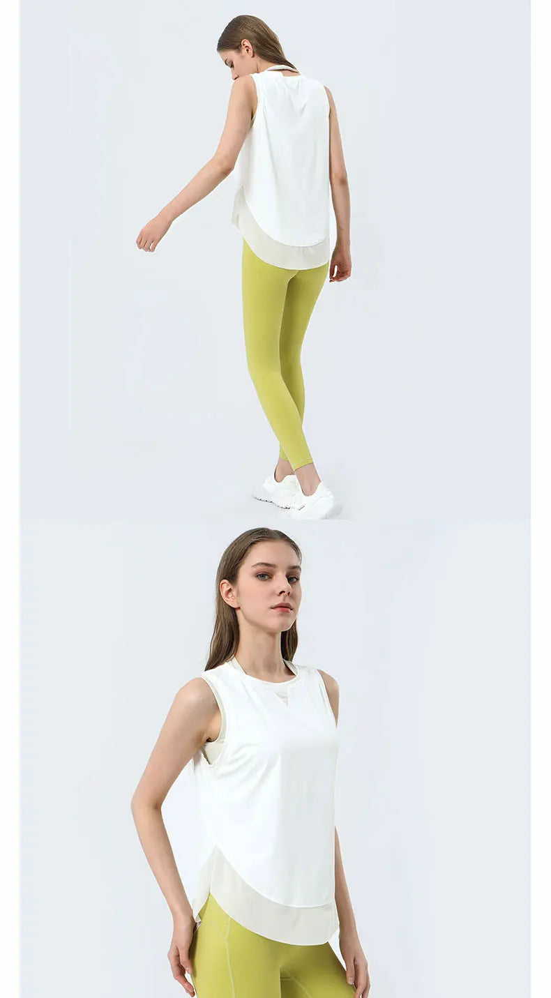 Summer Breathable Mesh Yoga Vest