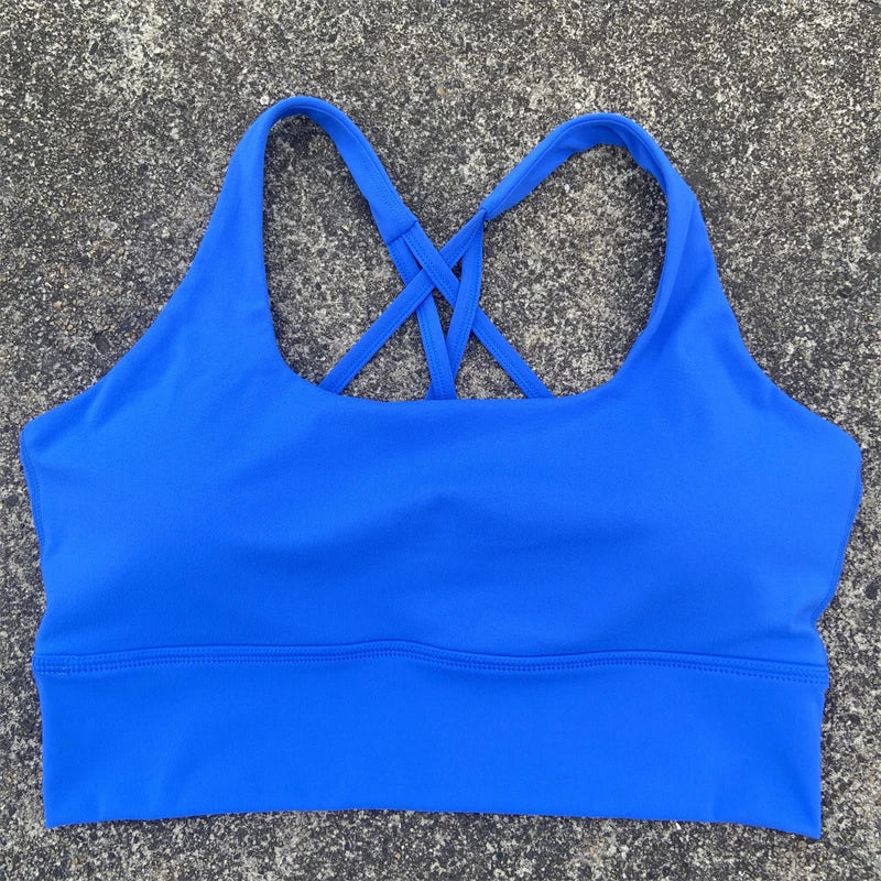 Cross Straps Sports Bra Gym