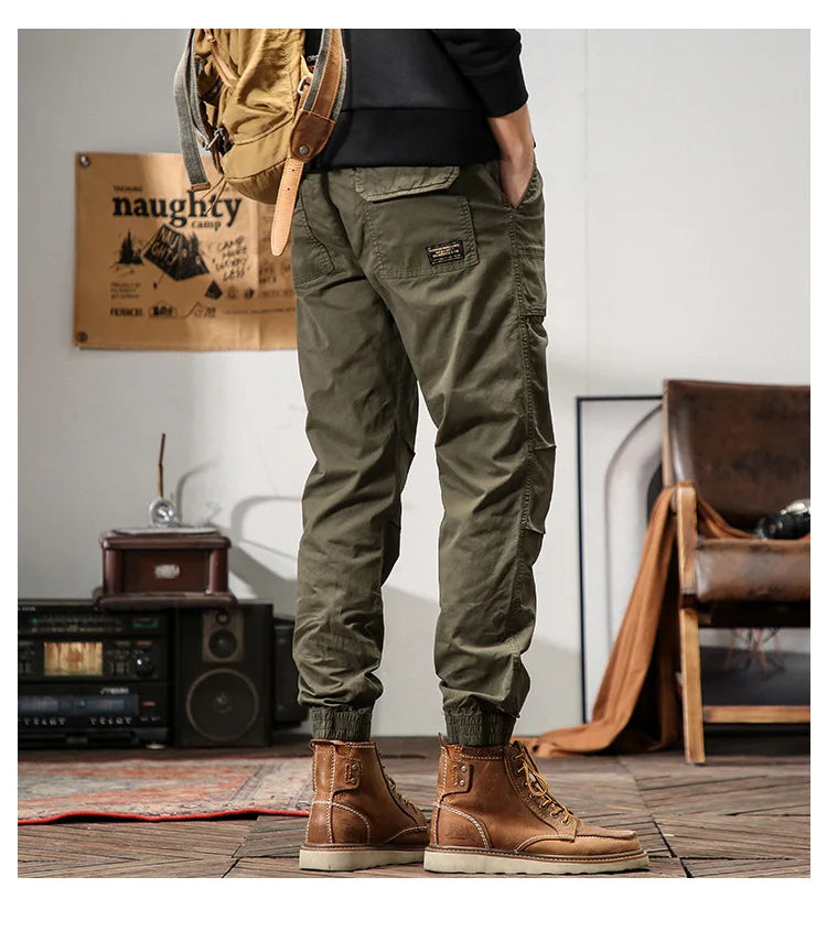 Spring Joggers Cargo Pants Men