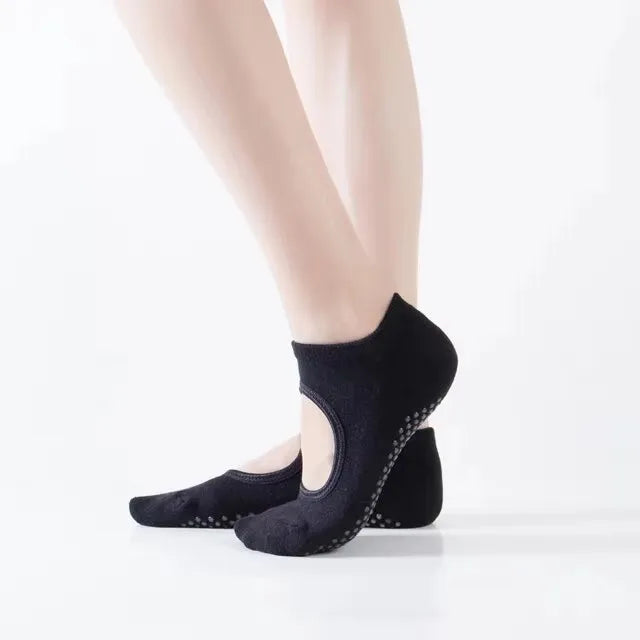 Backless Non-slip Fitness Yoga Sock