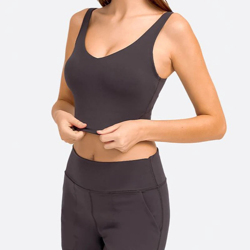 Sports yoga bra, U-shaped back