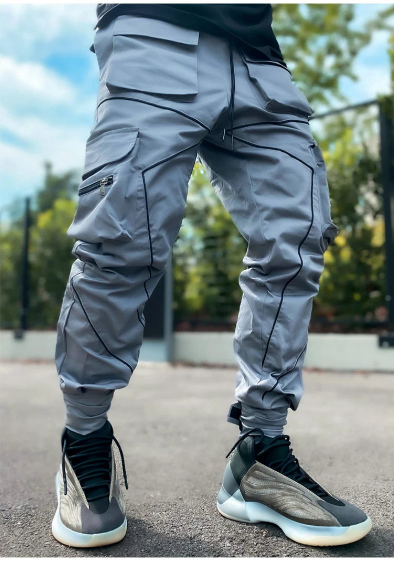 Men's Reflective Cargo Pants