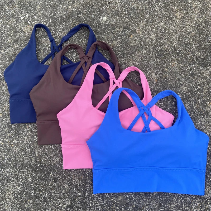 Cross Straps Sports Bra Gym