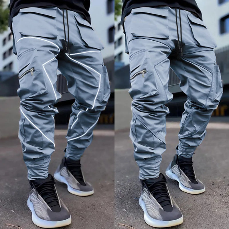 Men's Reflective Cargo Pants