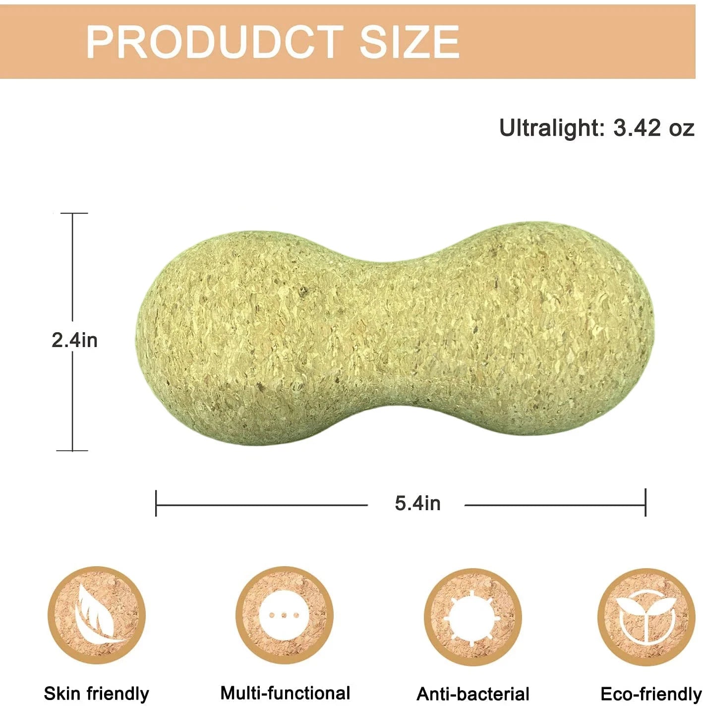 Natural Cork Massage Ball Fascia