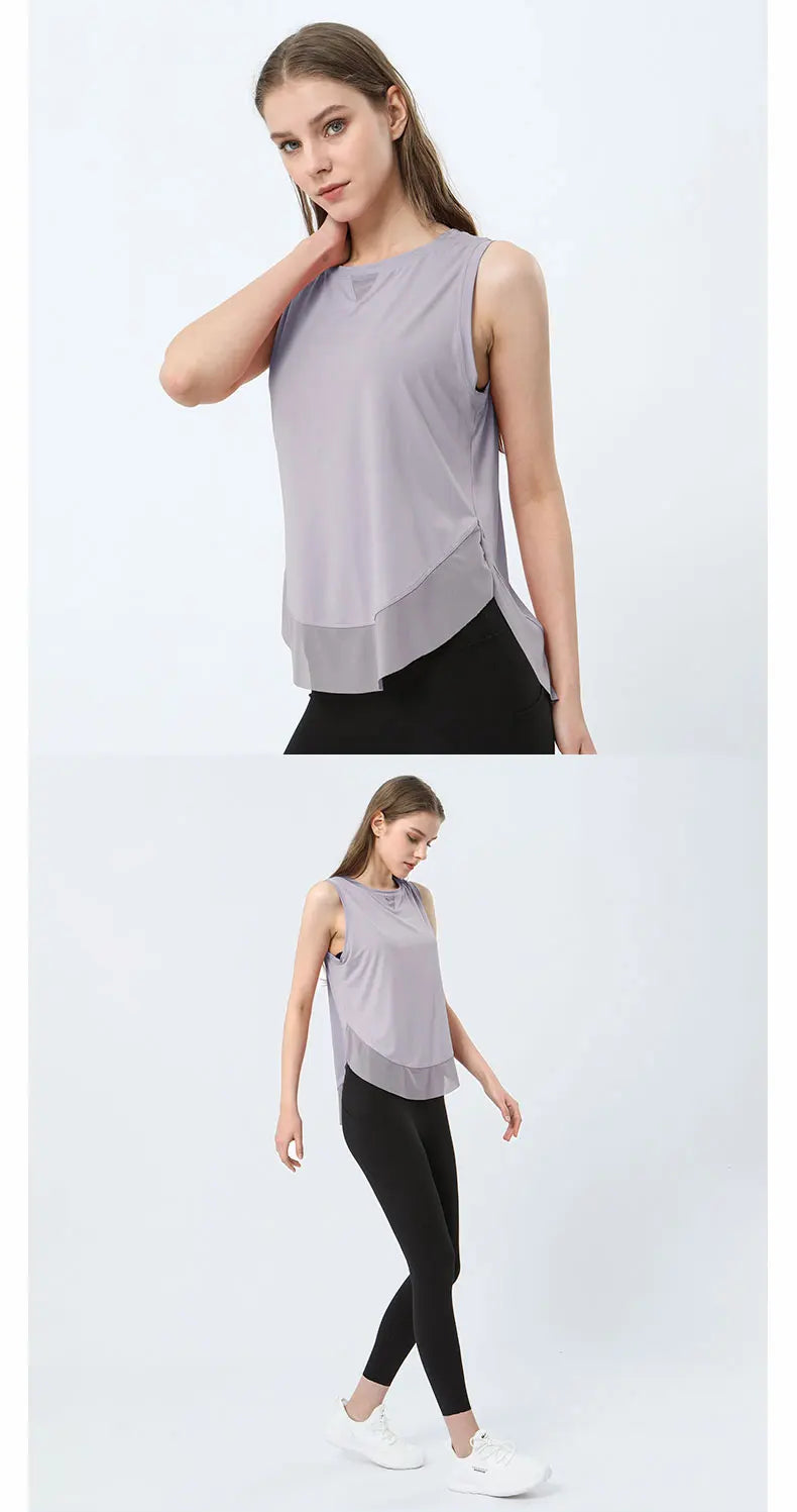Summer Breathable Mesh Yoga Vest