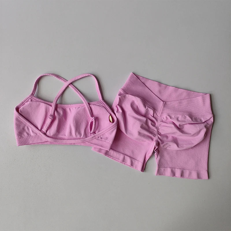 Gathering Shock-proof Back Seamless Bras