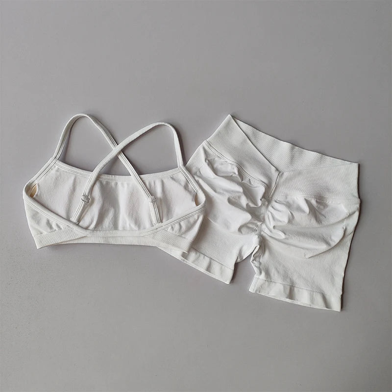 Gathering Shock-proof Back Seamless Bras