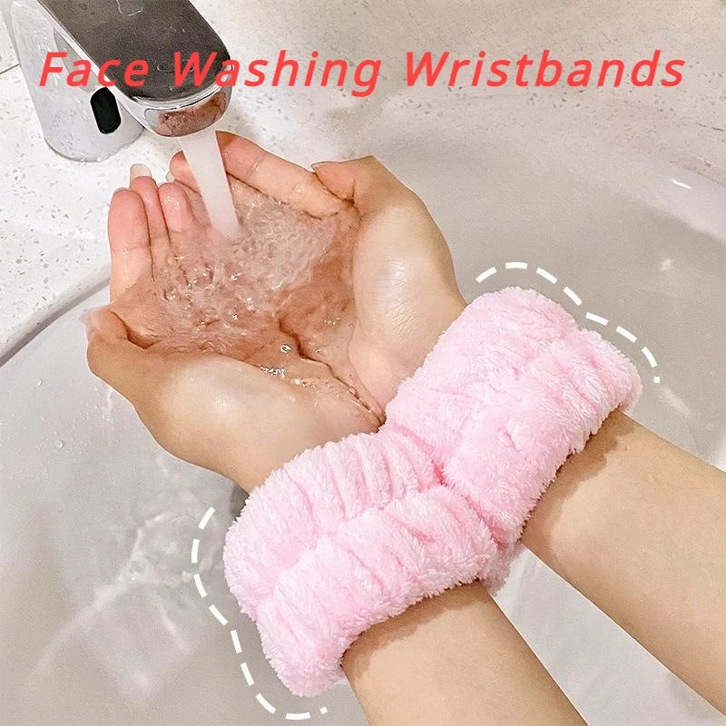 2pcs Face Washing Wristbands