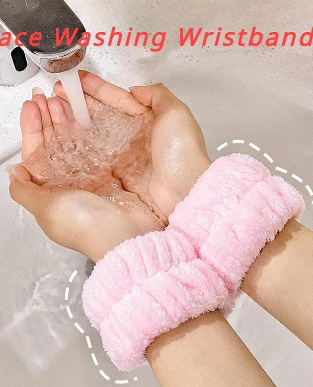 2pcs Face Washing Wristbands