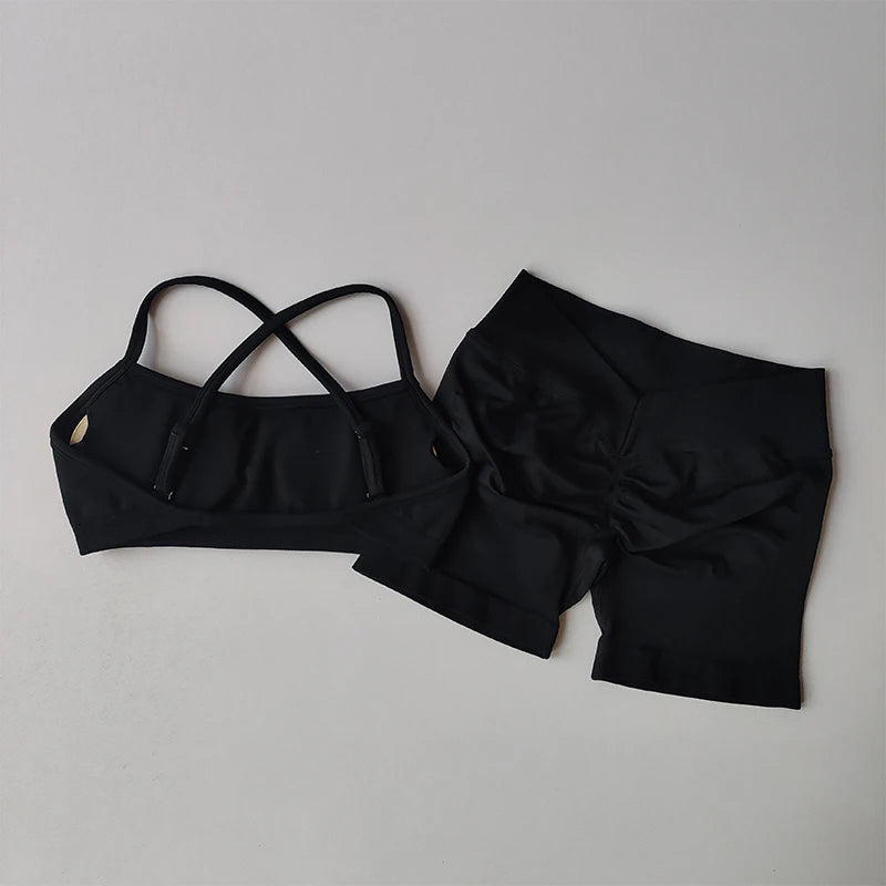 Gathering Shock-proof Back Seamless Bras