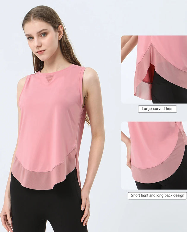 Summer Breathable Mesh Yoga Vest