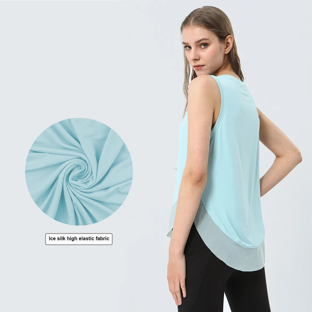 Summer Breathable Mesh Yoga Vest