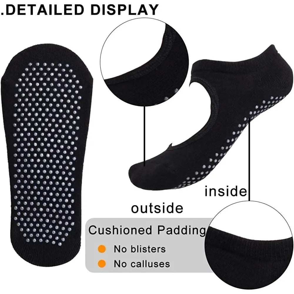 Backless Non-slip Fitness Yoga Sock