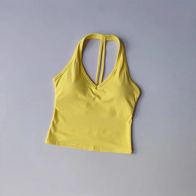 Sexy V-Neck Fitness Bra